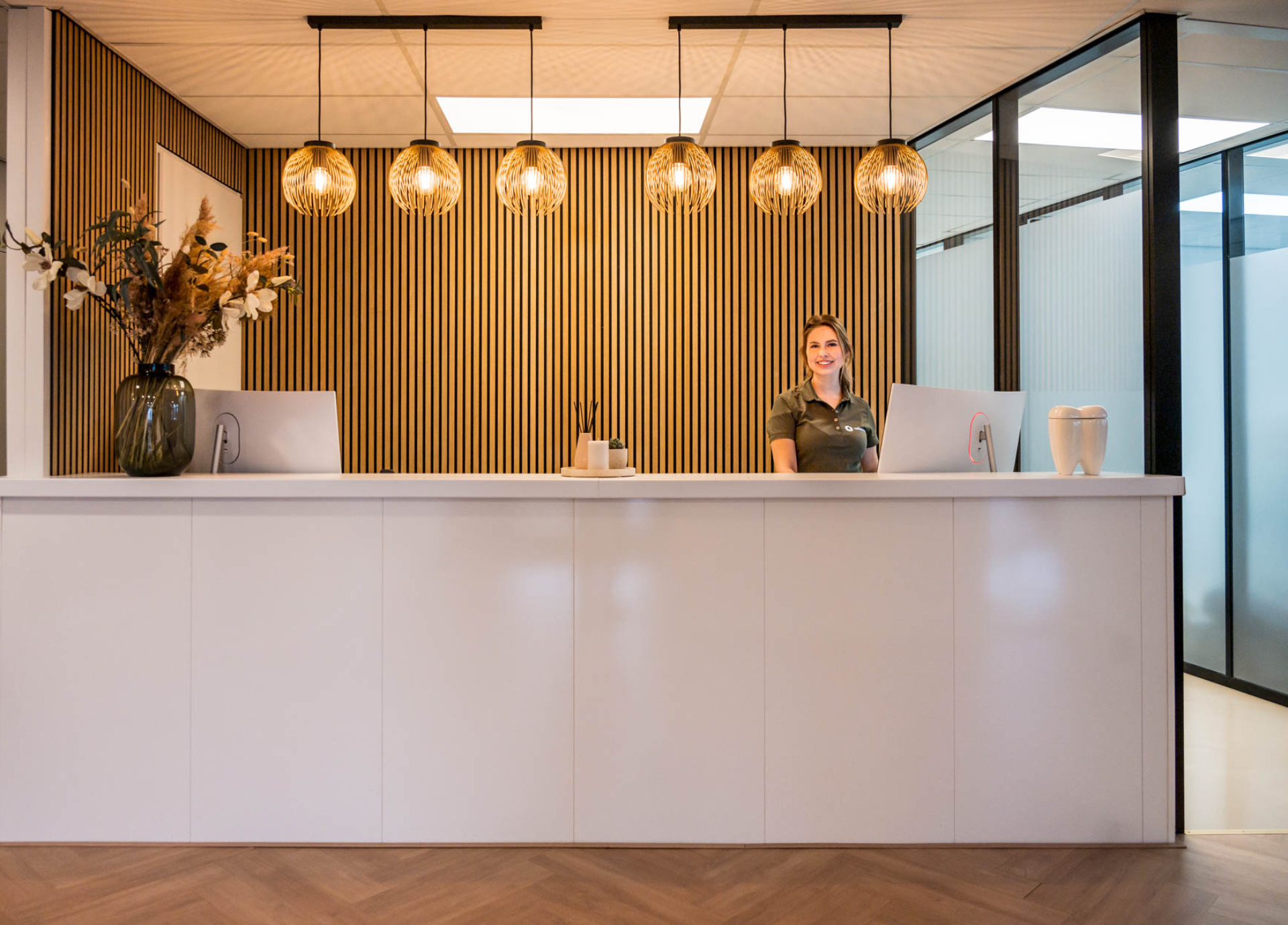 Receptie tandartspraktijk
