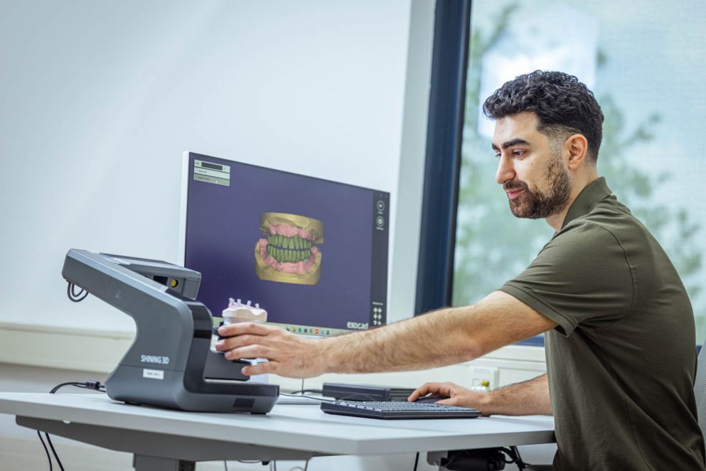 VieDenta tandtechnisch laboratorium scannen