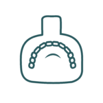 Icoon - afdrukken gebit