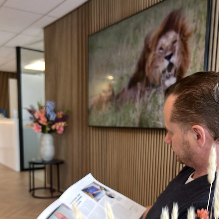 VieDenta Kliniek wachtkamer