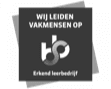 Erkend leerbedrijf zwart wit logo